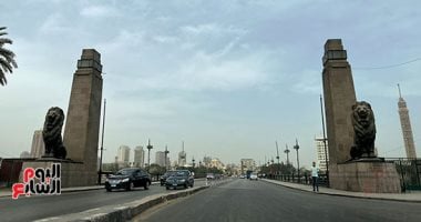 غلق مدخل كوبرى قصر النيل من ميدان الجزيرة مؤقتا لأعمال الصيانة