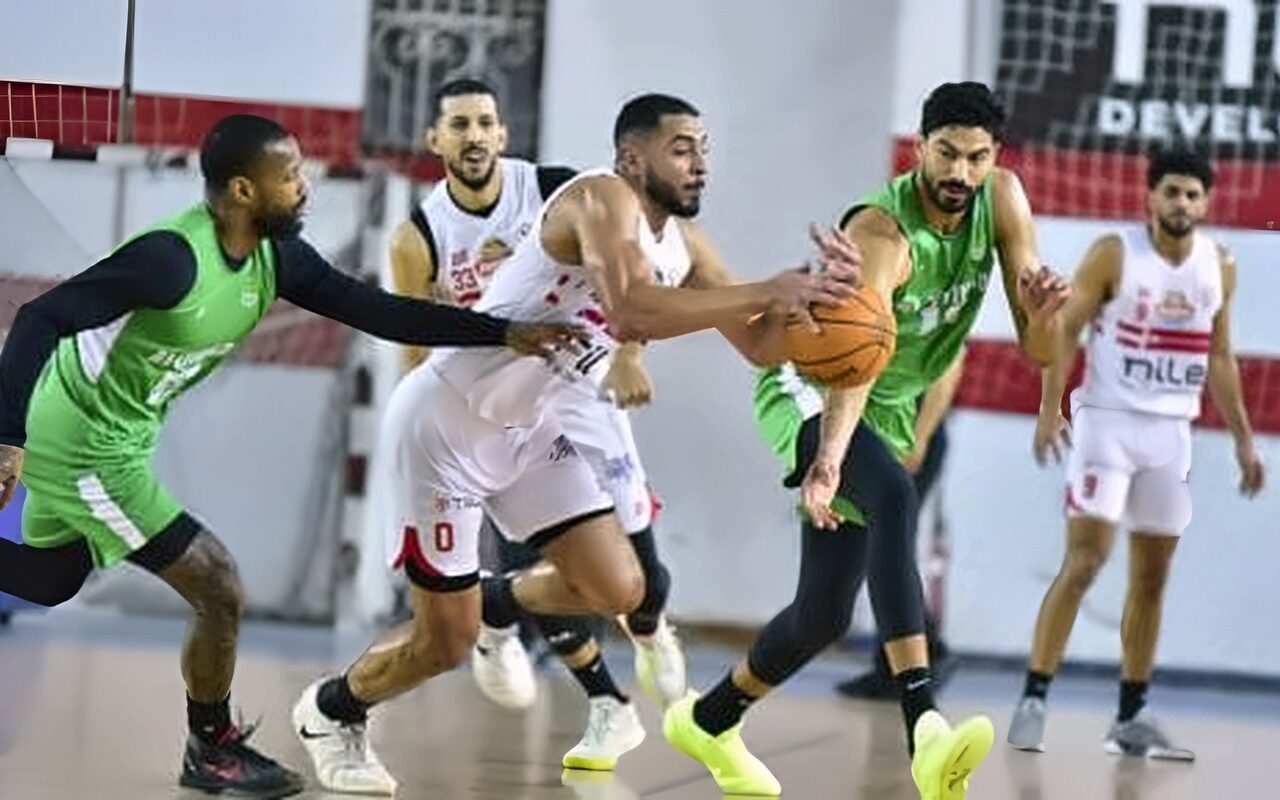 الزمالك يواجه الجزيرة فى دورى مرتبط السلة رجال