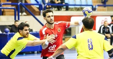 فوز رجال يد الأهلى على ميدفييدى الروسى فى بطولة روسيا الدولية
