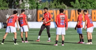 منتخب مصر يواصل تدريباته استعدادا لودية البرازيل.. صور