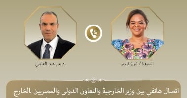 مصر والكونجو الديمقراطية تبحثان تعزيز التعاون بالقضايا الإقليمية والأمن المائى
