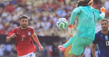 هندريك يحرز ثاني أهداف البرازيل فى شباك منتخب مصر.. صور