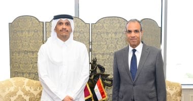وزير الخارجية يستقبل نظيره القطرى لبحث العلاقات الثنائية والتطورات الإقليمية