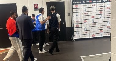 وسام أبو علي يساند منتخب مصر أمام البرازيل
