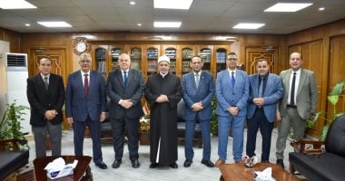 رئيس الإذاعة يلتقى رئيس جامعة الأزهر للتعاون ودعم شبكة الإذاعات الموجهة