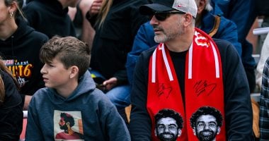 جماهير ليفربول في أمريكا تحضر مران منتخب مصر لمؤازرة محمد صلاح.. فيديو وصور