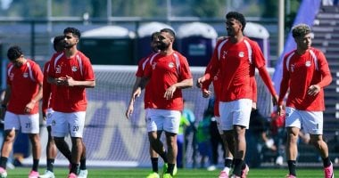 منتخب مصر يختتم تدريباته استعدادا لمواجهة بلجيكا فى كأس العالم.. صور