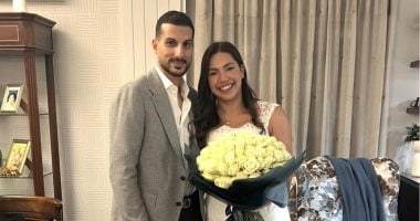 مازن هشام لاعب الاسكواش يحتفل بخطوبته بعد انتهاء الموسم.. صور