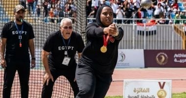 87 ميدالية حصاد مصر بالبطولة العربية لألعاب القوى بالإسماعيلية