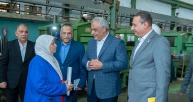 وزير الدولة للإنتاج الحربي يتفقد شركة حلوان للصناعات الهندسية
