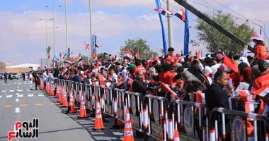 جماهير مصر تستقبل الفراعنة فى مطار العلمين برسالة تقدير بعد إنجاز المونديال