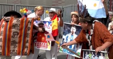 بين الشعوذة والتشجيع.. شاهد طقوس شامان بيرو لفوز الأرجنتين بكأس العالم