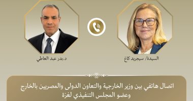 وزير الخارجية يبحث مع عضو المجلس التنفيذي لغزة التطورات بالأراضي الفلسطينية