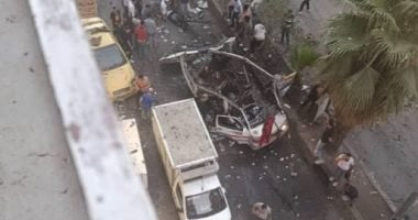 مقتل شخصين وإصابة 13 آخرين فى انفجار مركبة بمدينة جرمانا قرب دمشق.. فيديو