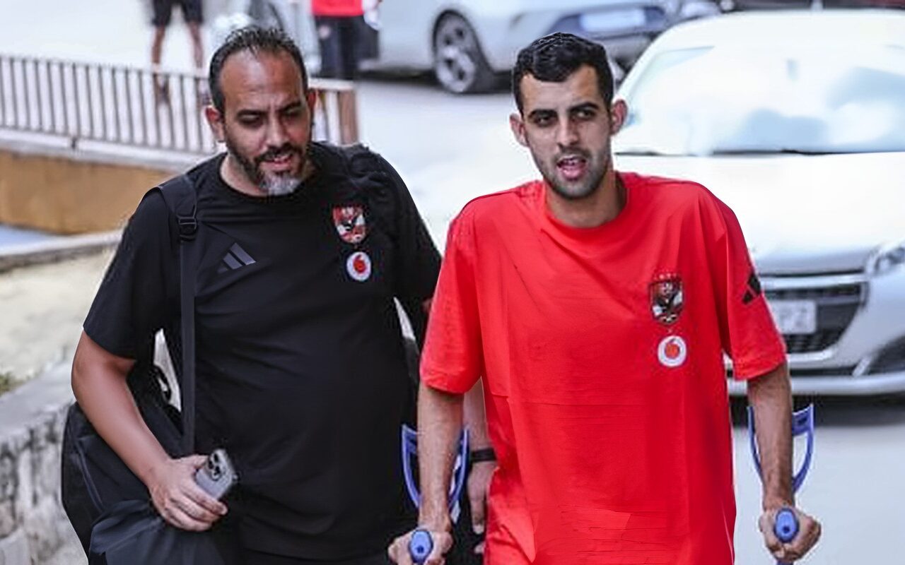 يوسف بلعمرى يبدأ المرحلة الثانية من التأهيل للرباط الصليبى بالمغرب