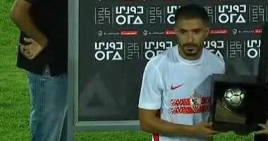 عمر جابر رجل مباراة الزمالك والاتحاد السكندرى فى افتتاح الدورى