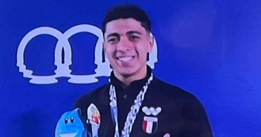 أحمد هشام رضوان يتوج ببرونزية 100 متر زعانف مزدوجة بدورة العاب البحر المتوسط