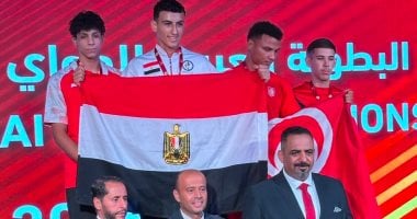القنصل المصرى فى بنغازى يؤازر منتخب المواى تاى ويشهد مراسم تتويج الأبطال