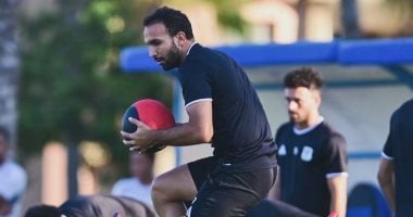 تدريبات بدنية قوية للاعبي المصري استعداداً لمنتخب السويس بتروجت في الدوري