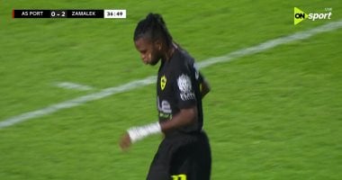 شيكوبانزا يضيف الهدف الثانى للزمالك أمام إيه إس بورت بطل جيبوتي