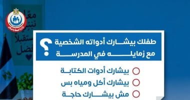 الصحة توجه نصائح عاجلة لأولياء الأمور بشأن أطفال المدارس.. تفاصيل