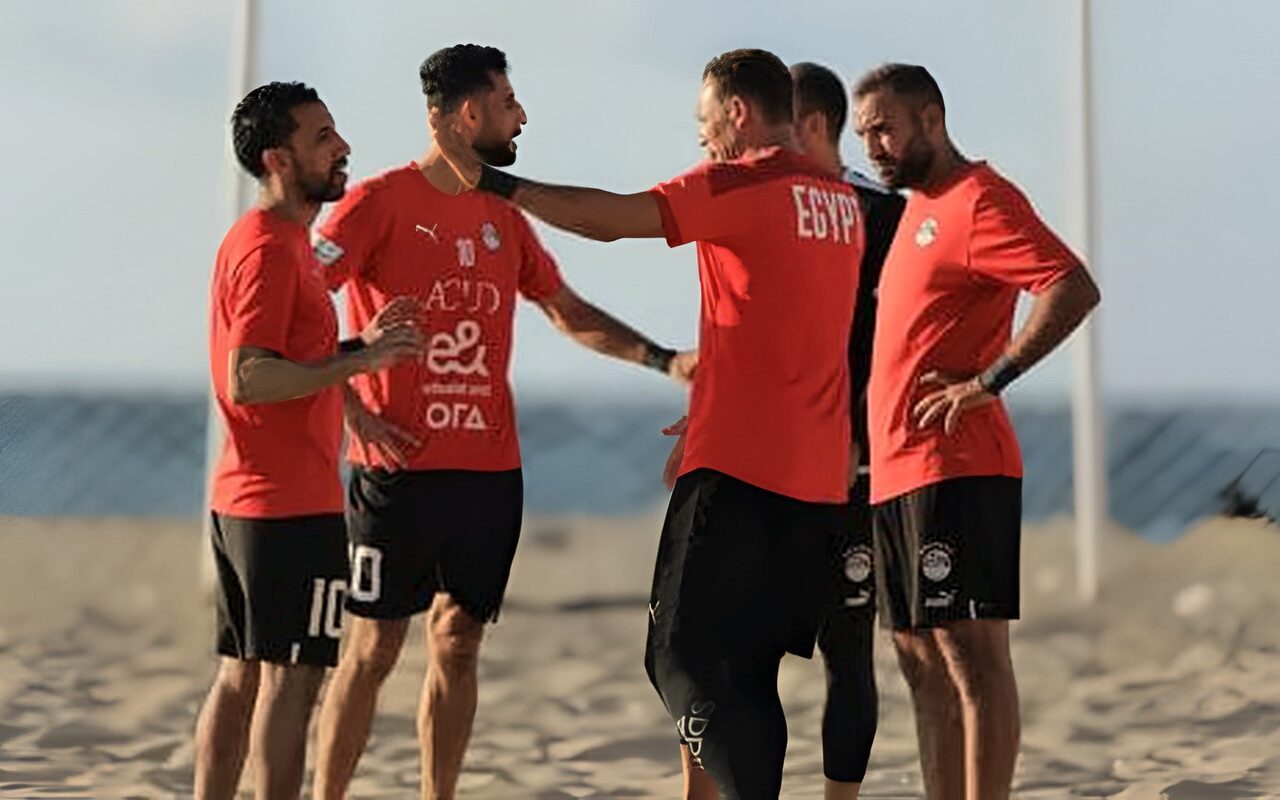 منتخب الشاطئية يخوض مرانه الأخير قبل مواجهة أنجولا.. ومصر بالأبيض وأنجولا بالأحمر