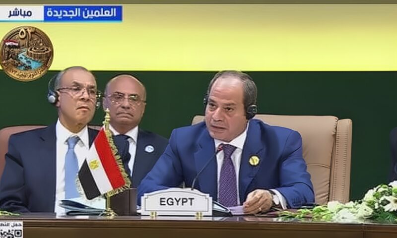 الرئيس السيسى يعلن اعتماد الإعلان الختامى لقمة الدول المؤسسة لوكالة الاتحاد الافريقى للتنمية