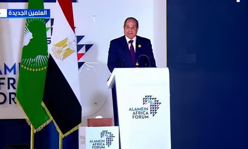 الرئيس السيسى: نهضة القارة الأفريقية وازدهارها حق مشروع ينبغى التمسك به