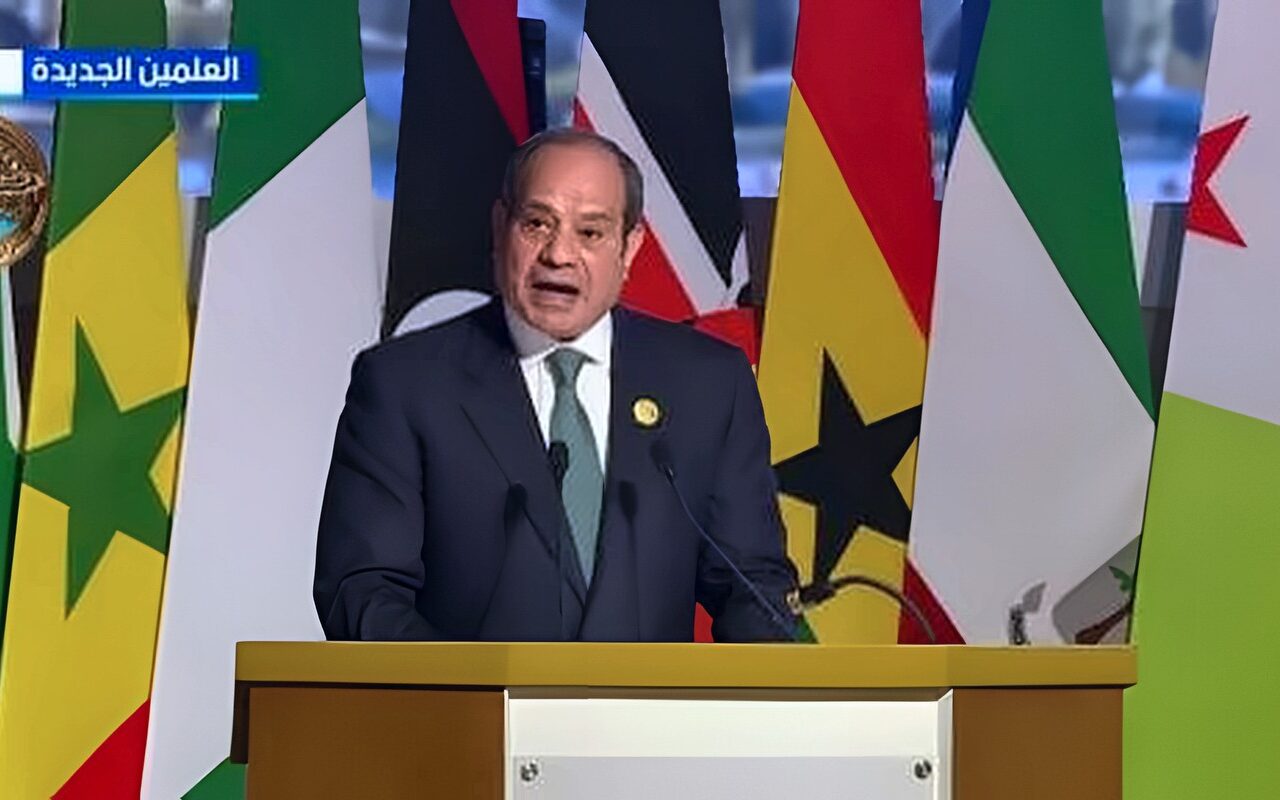 الرئيس السيسى يتوجه بالشكر للحضور فى ختام أعمال الاجتماع التنسيقى الثامن للاتحاد الأفريقي