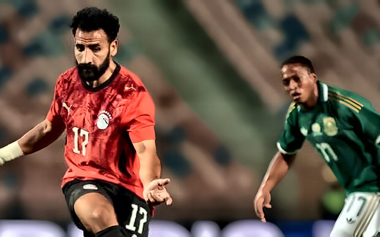 مايلولا يتقدم لـجنوب أفريقيا بهدف فى شباك منتخب مصر بالدقيقة 51
