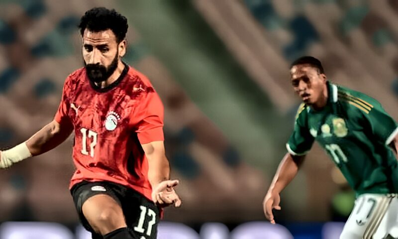 مايلولا يتقدم لـجنوب أفريقيا بهدف فى شباك منتخب مصر بالدقيقة 51