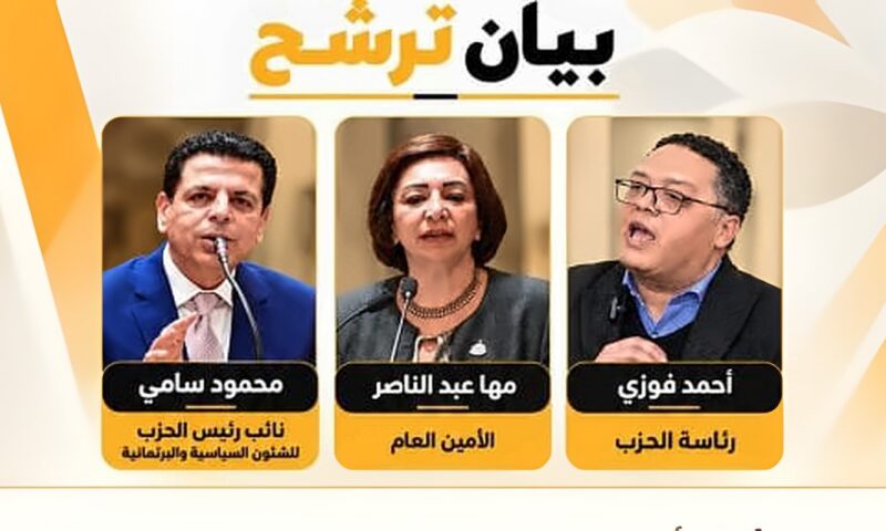 3 قيادات تعلن التوافق على خوض انتخابات «المصرى الديمقراطى».. أحمد فوزى رئيسا