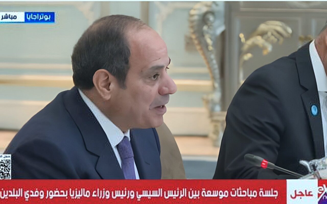 نص كلمة الرئيس السيسى خلال جلسة مباحثات موسعة مع رئيس الوزراء الماليزى