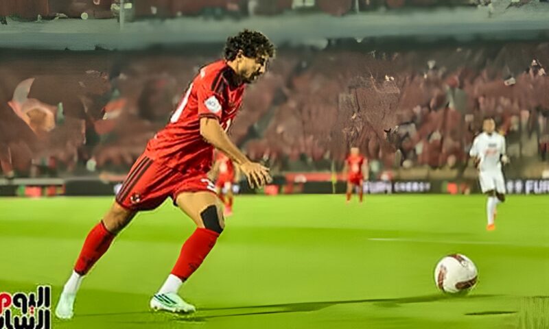 محمد هانى يتقدم بالهدف الأول للأهلى فى مرمى الزمالك.. صور