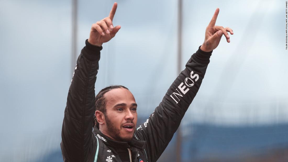 Lewis Hamilton equals Michael Schumacher’s record of seven world titles
