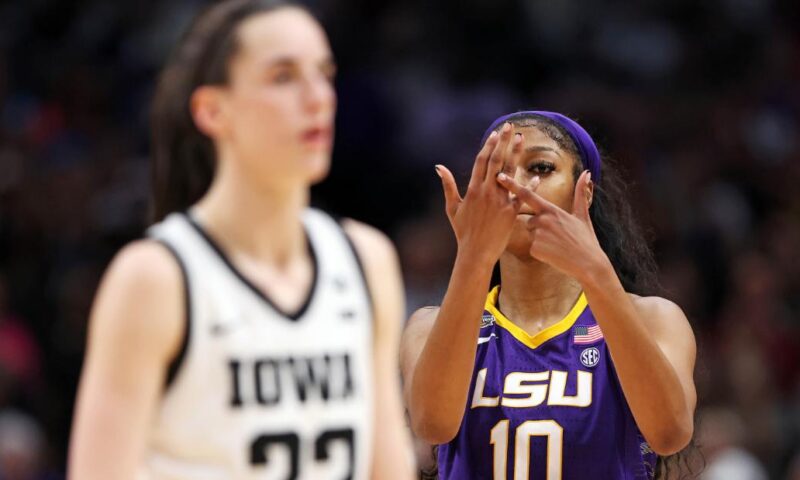 Angel Reese defends gesture directed towards Caitlin Clark after LSU national title win; calls out double standard after being ‘unapologetically’ her