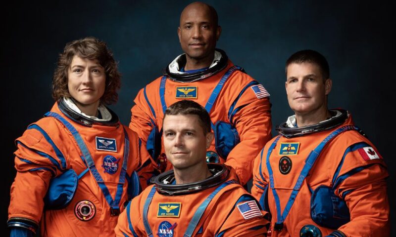 The four astronauts NASA picked for the first crewed moon mission in 50 years
