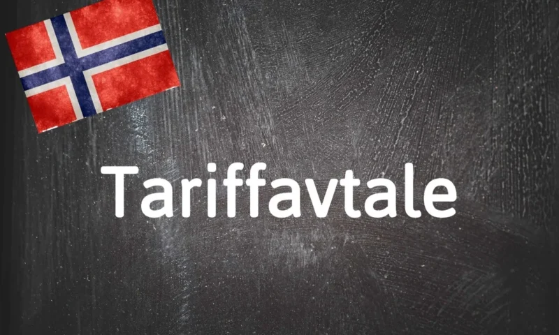 Norwegian word of the day: Tariffavtale