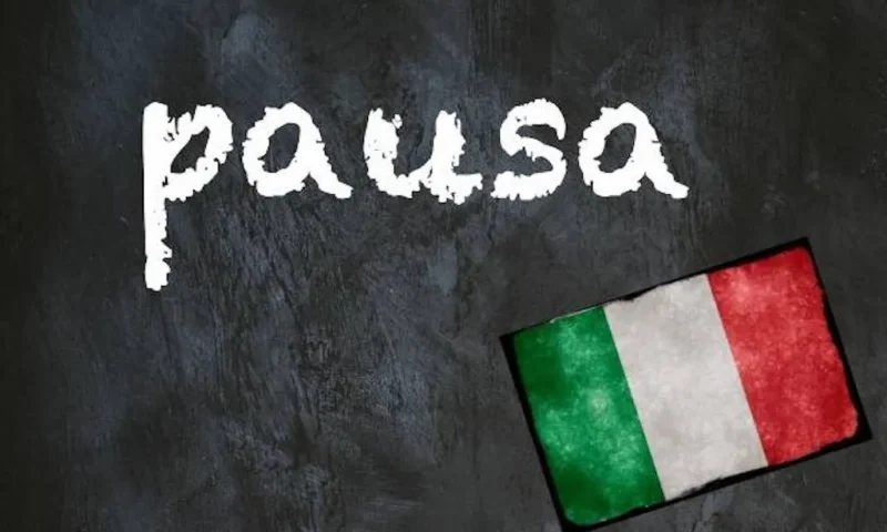 Italian word of the day: ‘Pausa’