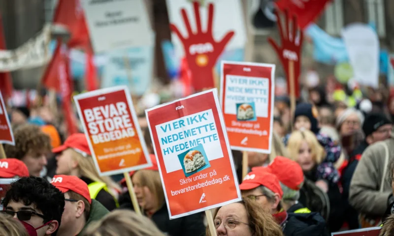 Why is Whit Monday a public holiday in Denmark, but not in Sweden?