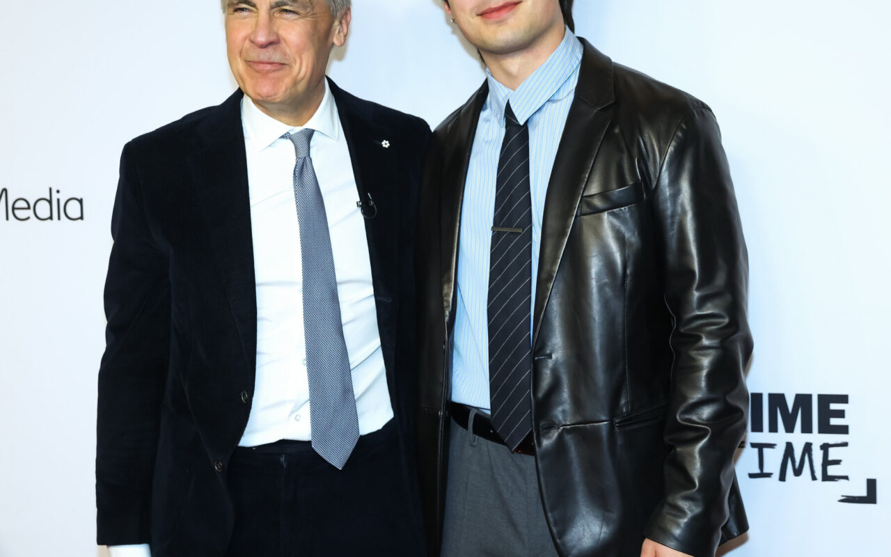 Mark Carney Meets ‘Heated Rivalry’ Star Hudson Williams