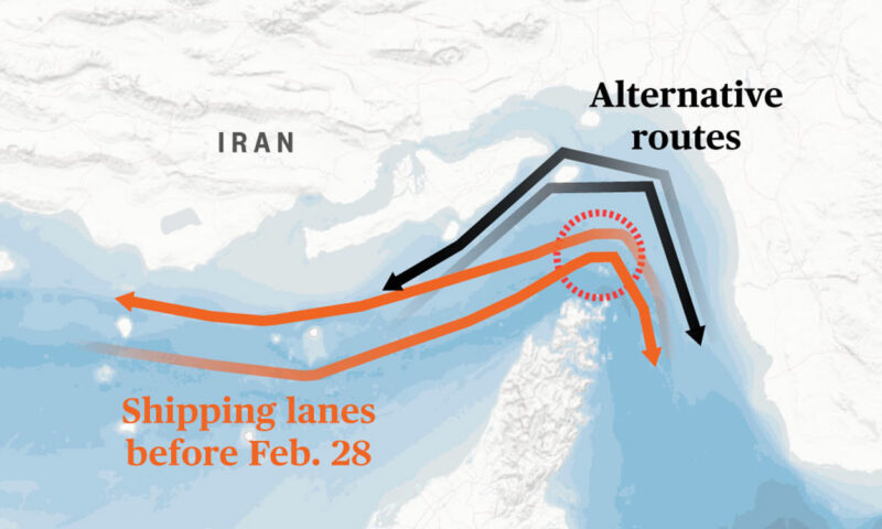 Graphic: Tracking ship traffic through the Strait of Hormuz