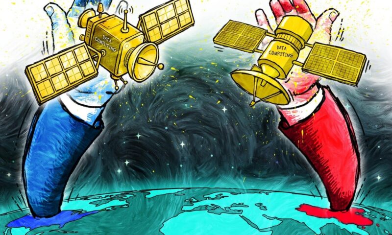 A cloud above the clouds: US, China race to make space a computing platform