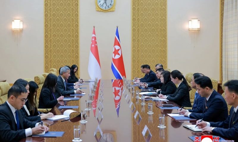 Singapore foreign minister in North Korea on rare trip to two Koreas