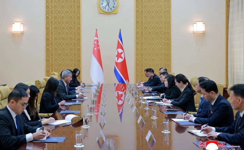 Singapore foreign minister in North Korea on rare trip to two Koreas
