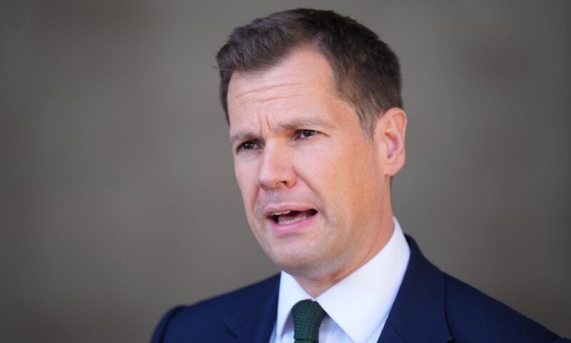 Reform’s Robert Jenrick and Zia Yusuf in public spat over party’s immigration policy