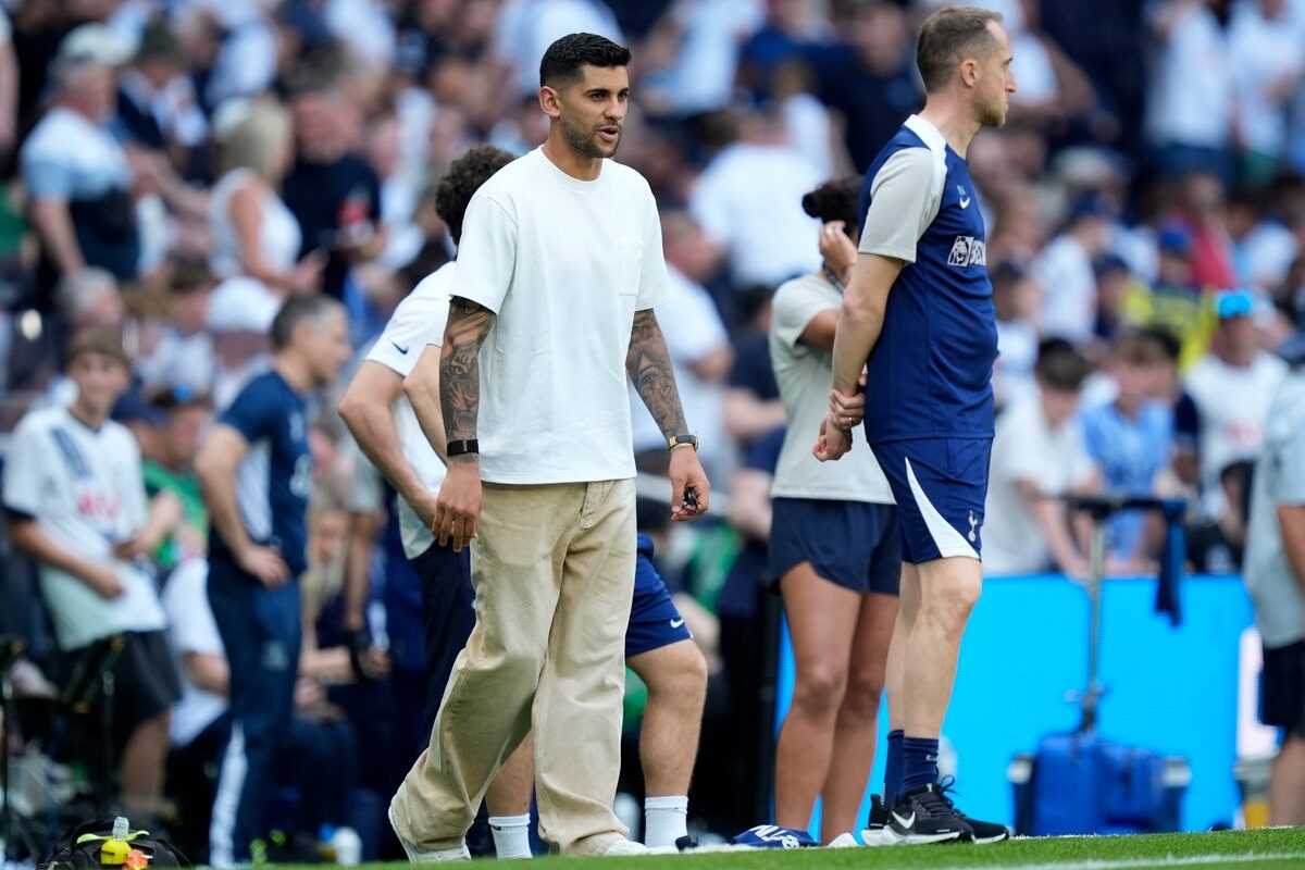 Tottenham captain Cristian Romero attends relegation decider after fan backlash