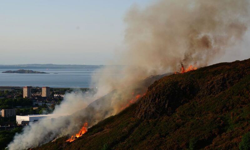 Arthur’s Seat wildfire: Edinburgh firefighters work through night battling blaze near Arthur’s Seat