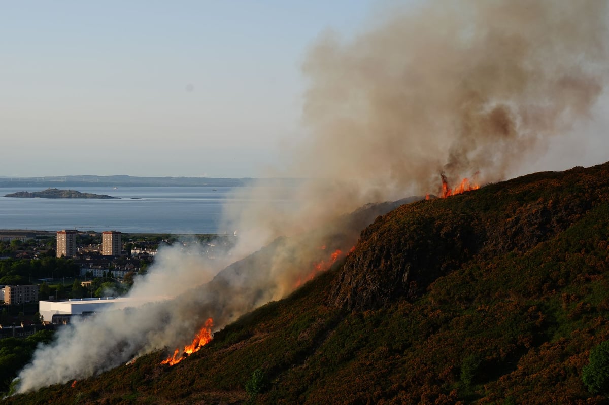 Arthur’s Seat wildfire: Edinburgh firefighters work through night battling blaze near Arthur’s Seat