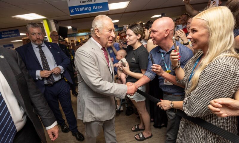 King Charles creates ‘instant bond’ with cancer patients at hospital centre visit